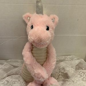 Unicorn Stuffed/Plush Animal soft Pink and cream.